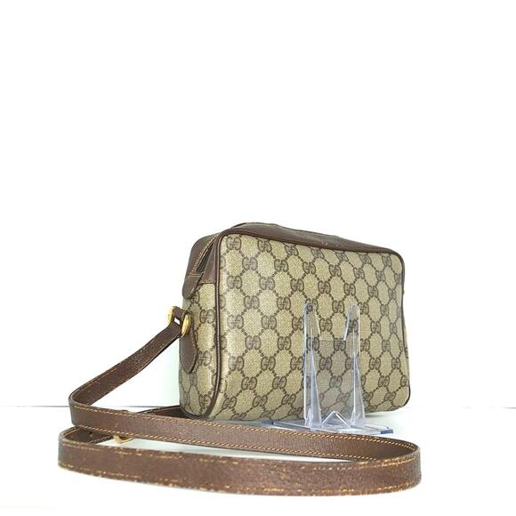 Gucci Ophidia GG Monogram Striped Supreme Small Crossbody Bag - Picture 5 of 15